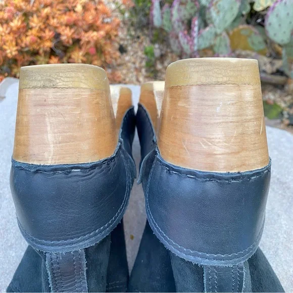 No.6 Pull On Shearling Mid Heel Boots - Picture 7 of 12